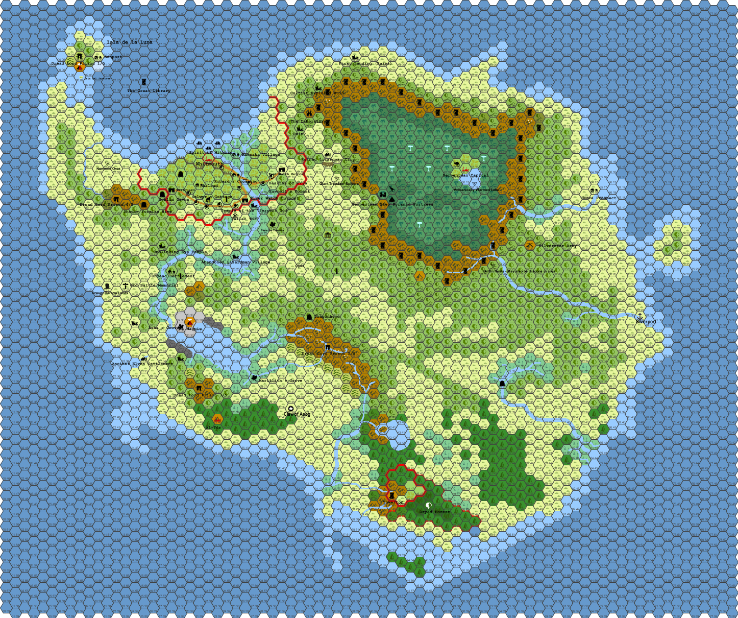 The continent that would later be known as Mithrasia