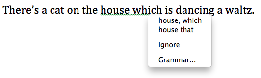The commaless which: MS Word's nemesis.