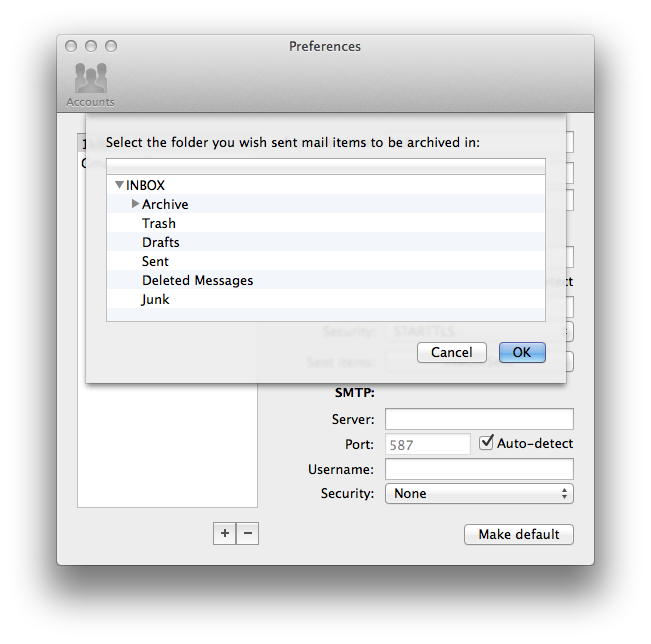 The sent mail selector, in all its glory.